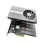 Quad PCIE4.0 Nvme Ssd Adapter Card-pci Express X8 Support 4X M.2.... Fixed Price $318.60.