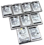 Lot Of 9 Western Digital Wd Black 1TB 7200 Rpm 2.5" Sata Iii Hdd - Mixed Models. Fixed Price $229.99.