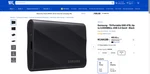 Samsung T9 4TB Usb-c Portable External Ssd Black (MU-PG4T0B/AM). Fixed Price $650.00.