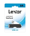 Lexar Jumpdrive TWISTTURN2 Usb 2.0 64 Gb Flash Thumb Storage Drive, Sealed Pack. Fixed Price $12.99.