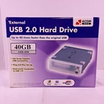 Acom Data External Usb 2.0 Hard Drive 40GB 5400 Rpm For Pc Mac Open Box. Fixed Price $99.99.