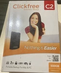 New Clickfree Automatic Backup 500GB Portable For Mac & 2011. Fixed Price $25.00.