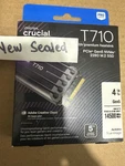 Crucial M.2 2280 4TB Heatsink Internal CT4000T710SSD5 New Sealed. Fixed Price $635.00.
