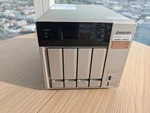 Qnap TVS-473-16G-US Nas/iscsi Ip-san, Amd Series Quad-core 2.1GHZ, 16GB Ram. Fixed Price $300.00.