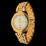 Pryngeps Platine Quartz Watch Gold 10 Micron 26 Mm Date Stainless Back Italy. Fixed Price $115.00.