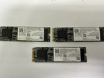 Lot Of 3 - Intel 180GB M.2 Sata 2280 Drives SSDSCKJF180A5. Fixed Price $35.00.
