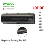 Lot DV2000 Battery For Hp Pavilion DV6000 DV6100 DV6500 DV6700 DV2500 5200MAH. Fixed Price $445.00.