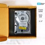 Western Digital 500GB Hard Drive WD5000AAKS Sata Caviar Blue 3.5" 7200RPM 16MB. Fixed Price $20.00.