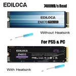 Ediloca EN870 EN855 M.2 Nvme Ssd Pcie 4.0 PS5 Hard Drive With Heatsink Lot. Fixed Price $129.99.