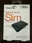 Seagate Backup Plus Slim Portable Drive 1TB. Fixed Price $40.00.
