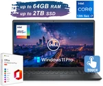 2026 Dell Inspiron 15 Touch Laptop 10-CORE Intel I7, Up 64GB Ram 2TB Ssd Pro. Fixed Price $939.00.