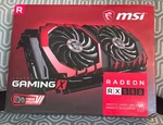 Msi 8GB GDDR5 Graphics Card (RADEONRX580GAMINGX8G). Fixed Price $80.00.