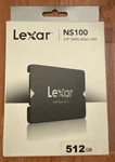 Lexar 512GB, Internal, 2.5 Inch (LNS100-512RBNA) Solid State Drive. Fixed Price $74.99.