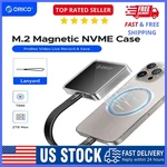 Orico Magnetic M.2 Nvme Ssd Enclosure Iphone 15 Max PRORES10GBPS Case 2TB. Fixed Price $13.59.
