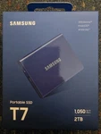 Samsung T7 2TB Portable External Ssd 1,050MB/S Blue (MU-PC2T0H/AM) New. Fixed Price $359.99.