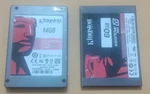 Kingston 2.5" Sata Solid State Drives 60GB & 64GB Ssd Crystal Disk Tested. Fixed Price $29.99.