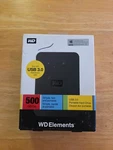 Western Digital Wd Elements Se 500GB Portable Usb 3.0 External Hard Drive Black. Fixed Price $39.99.