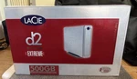 Lacie 500 Gb D2 Big Disk Extreme External Hard Drive Triple Interface. Fixed Price $63.50.