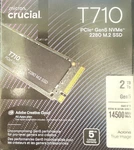 Crucial T710 Pcie GEN5 Nvme 2TB Ssd, Up To 14,900 Mb/s. Fixed Price $339.99.