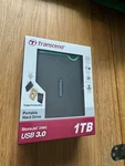 Transcend Storejet 25M3 500GB Portable Hard Disk Drive Usb 3.0 New. Fixed Price $77.00.