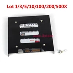 Lot 2.5" Ssd Hdd Hard Drive To 3.5" Steel Caddy Tray Mounting Bracket. Fixed Price $5.48.