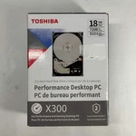 New Toshiba 3.5" X300 18TB Sata Iii 6GBPS Hdd HDWR51JXZSTA. Fixed Price $379.99.