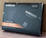 New 500GB Samsung 860 Evo Ssd Solid State Drive MZ-76E500B/AM Internal 2.5 Inch. Fixed Price $92.59.