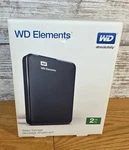 Western Digital Elements 2TB Usb 3.0 External Hard Disk Drive. Fixed Price $75.65.
