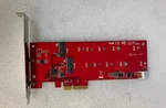 Startech PEX2M2 Pci-e Dual M.2 Sata Ssd Controller F122-00A. Fixed Price $18.63.