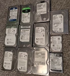 Mixed Lot 12X 1TB 500GB 250GB 160GB Desktop Laptop Hard Drives 2.5 3.5. Fixed Price $95.00.