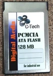 128MB Ata Flash Card (pcmcia). Fixed Price $29.99.