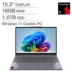 Lenovo Ideapad Slim 3X 15.3" Touch Snapdragon 16GB 1TB Ssd Gray 83N30010US. Fixed Price $369.00.