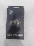 Msi Spatium M470 Pro 2TB Pcie 4.0 Nvme M.2 2280 Ssd GEN4 X4 Internal 3D Nand Tlc. Fixed Price $350.00.