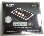 Gb 2.5 Vertex Series Sata Hard Drive OCZSSD2-2VTXE60G. Fixed Price $15.00.