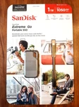 Sandisk 1TB Extreme Go Portable Solid State Drive Usb-c SDSSDE50-1T00 (new). Fixed Price $135.00.