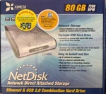 Ximeta Netdisk NDU10-80 External Hard Drive Gb Nib New Never Out Of Box. Fixed Price $39.95.