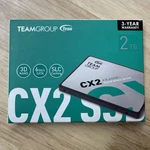 Team Group 2TB CX2 Sata Ssd 2.5 /7MM Cased - T253X6002T0C101 New, Open Box. Fixed Price $195.00.