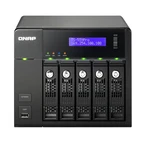 Qnap TS-559 Pro 2X 1.66GHZ 1GB Ram 5X Bay Nas Server. Fixed Price $452.89.
