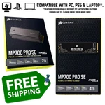 Corsair MP700 Pro Se Pcie 5.0 GEN5 Nvme M.2 Ssd 2TB 4TB Heatsink Hydro X. Fixed Price $404.09.