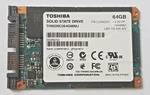 64GB Msata 3GB/S Toshiba HG3 THNSNC064GMMJ 2D-NAND Mlc Ssd 1.8" Hard Drive. Fixed Price $104.91.