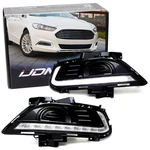 Direct Fit 16-LED Daytime Running Lights Drl Fog Lamps Kit 13-16 Ford Fusion. Fixed Price $125.09.