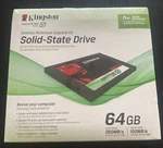 Kingston 64GB Ssd Now Solid State Drive Kit SV200S3B7A/64G. Fixed Price $39.99.