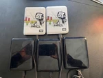 Various Western Digital Wd My Passport External Hard Drives (500GB/750GB/1TB). Fixed Price $20.00.
