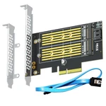Glotrends PA12 M.2 Pcie Adapter For One Nvme Ssd And Sata. Fixed Price $13.49.
