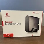 Iomega Prestige Desktop Hard Drive Hi-speed Usb 2.0 Sku# 34919 Tb New Sealed. Fixed Price $50.00.