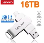 Lenovo 16TB Usb 3.2 Flash Drive High Speed Metal Disk Dual Interface Type-c/us. Fixed Price $27.98.