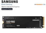 Samsung Ssd 980 Nvme Pci Express M.2 500GB Internal Solid State Drive. Fixed Price $100.00.
