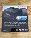 Aluratek Usb 2.0 3.5 Sata Hard Drive Dock Enclosure New Nib. Fixed Price $34.90.