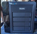 Promise PEGASUS2 R4 6TB RAID5 Thunderbolt Storage Array 4X2TB Tested. Fixed Price $350.00.