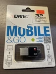 Emtec Mobile 32GB Usb 3.0 Micro 2.0 Two In One Flash Drive. Fixed Price $14.99.